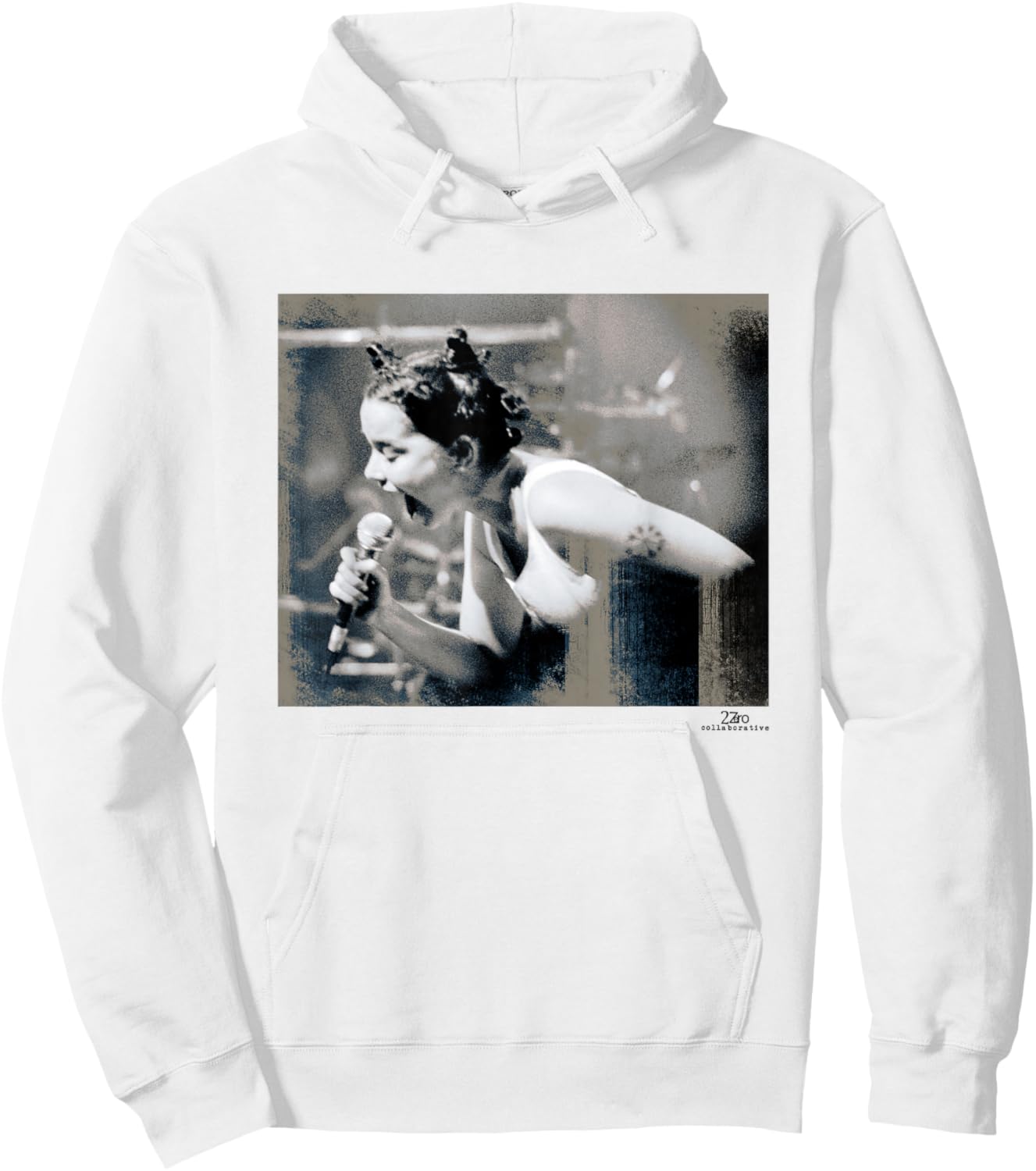 Bjork Live Debut Tour 1993 by Phil Nicholls Hoodie - Hoodie | White