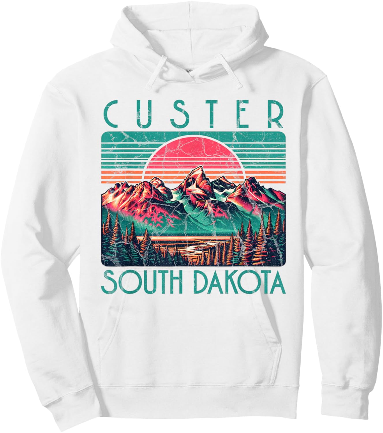 Custer State Park Hoodie - Hoodie | White