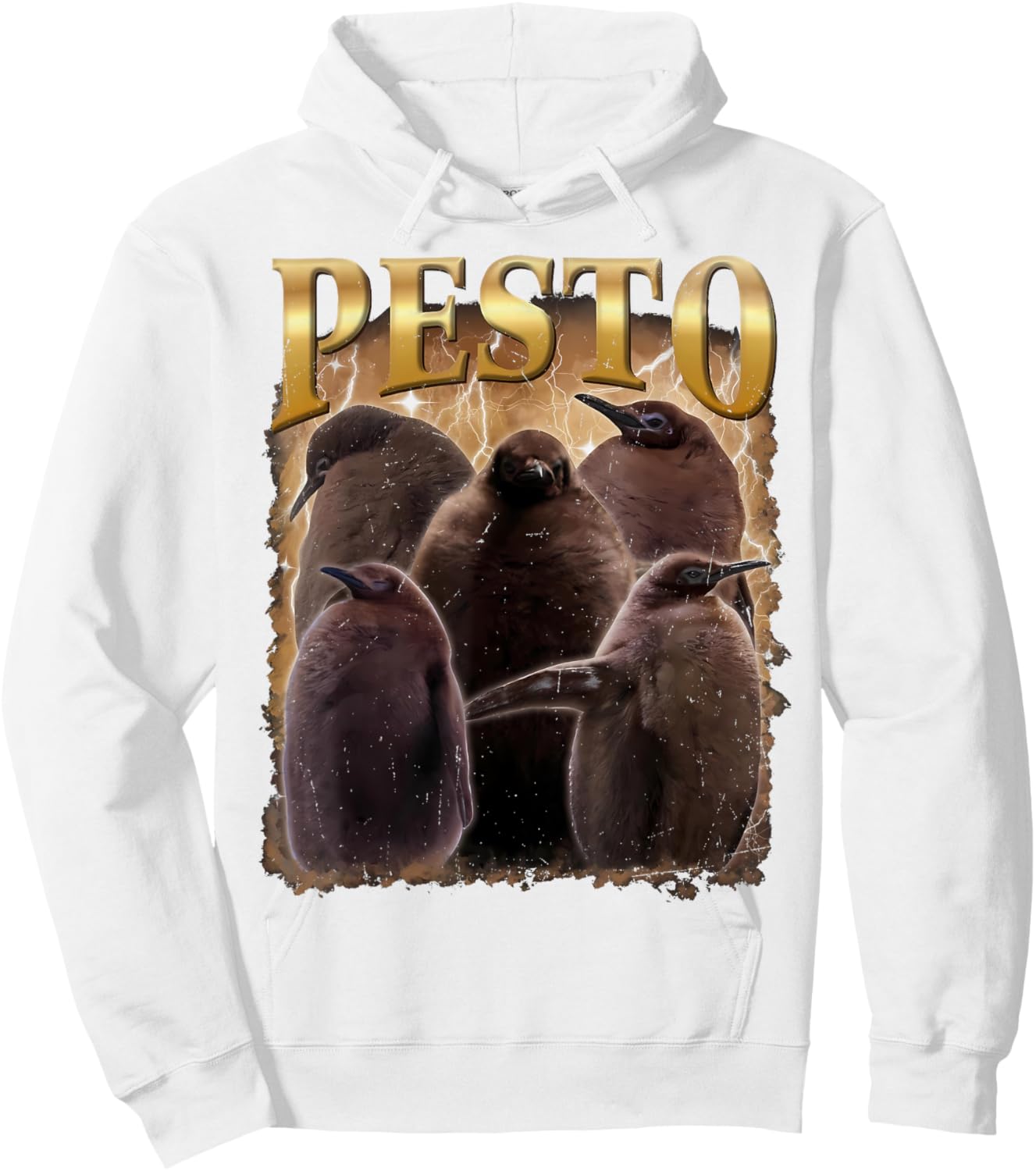 Pesto The Penguin Funny Baby Penguin Animal Lovers Hoodie - Hoodie | White