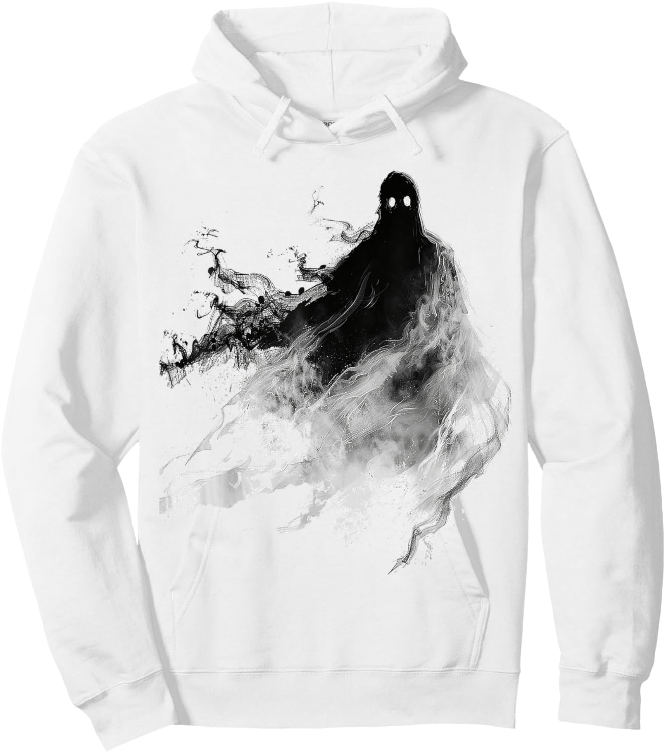 Ghost Spirit Halloween Spooky Art Ghost Hoodie - Hoodie | White