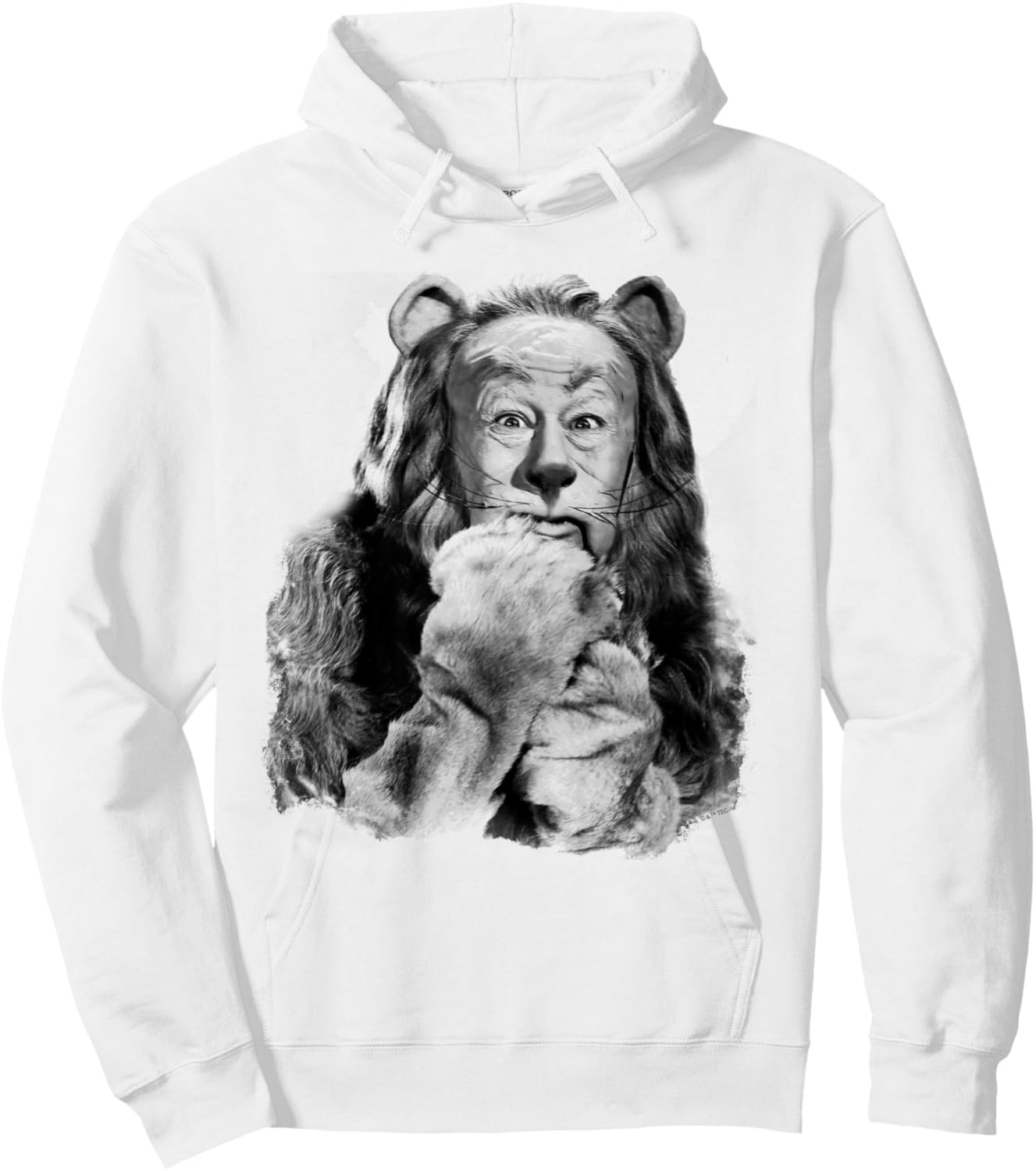 The Wizard of Oz Cowardly Lion Photograph Hoodie - Hoodie | White