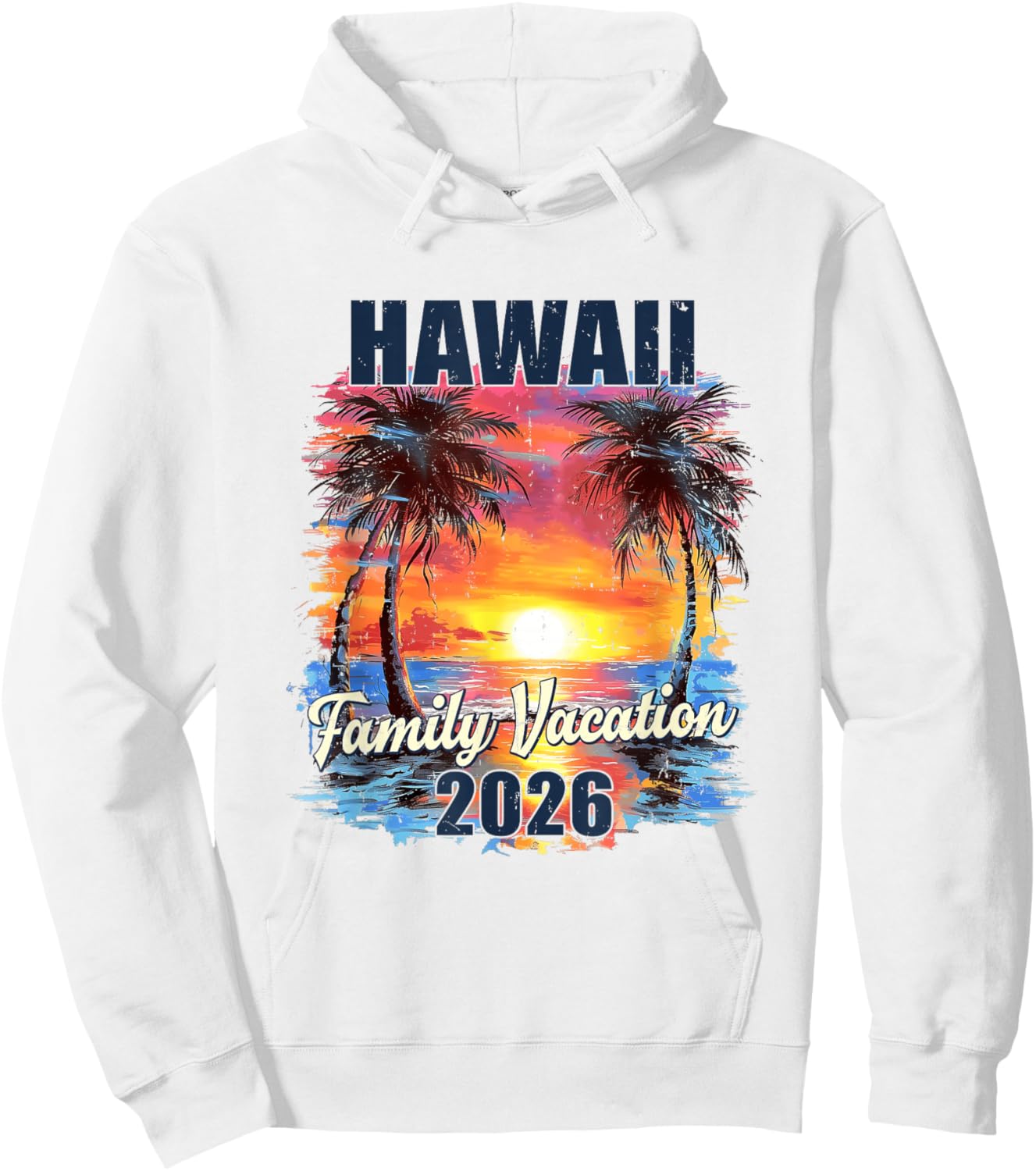Family Vacation Hawaii 2026 Summer Trip Matching Hoodie - Hoodie | White