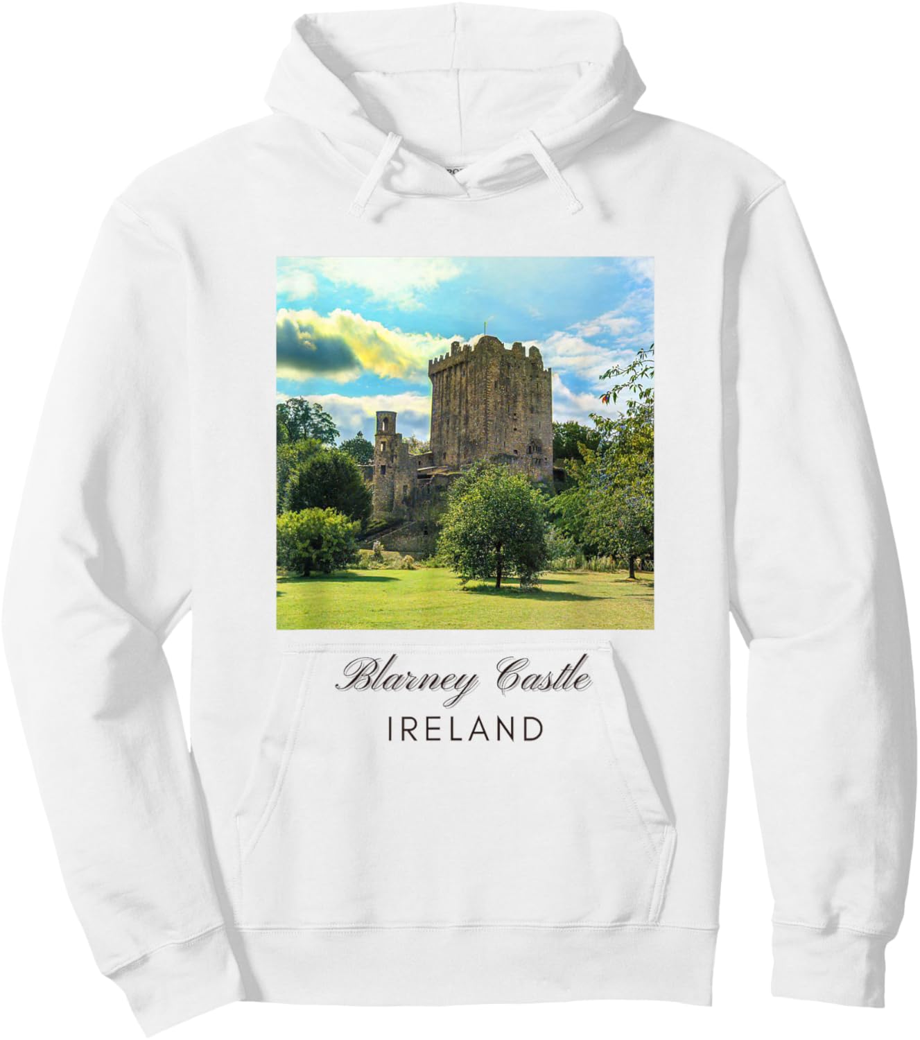 Blarney Castle - Ireland Hoodie - Hoodie | White