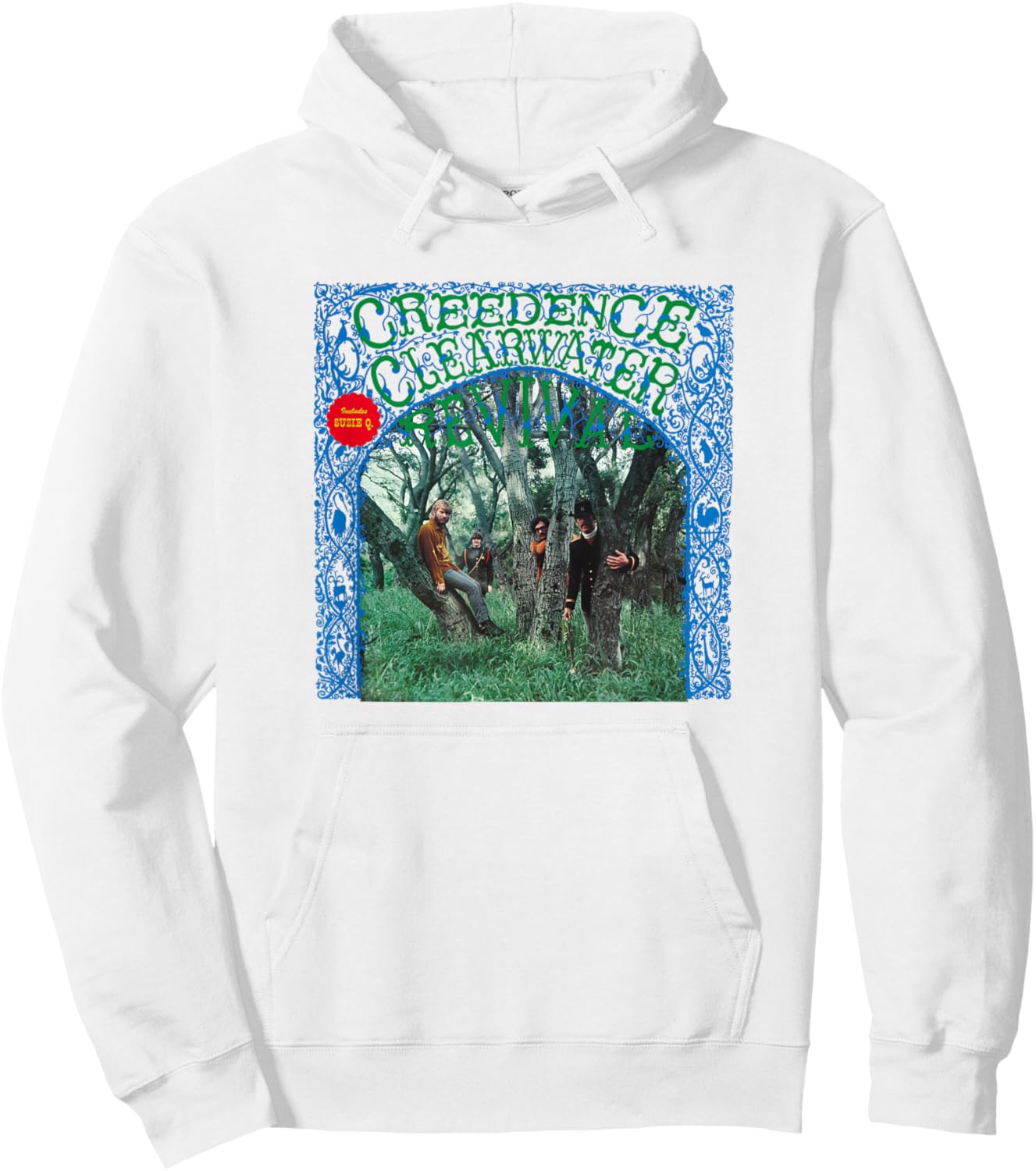 Creedence Clearwater Revival Tree Hoodie - Hoodie | White