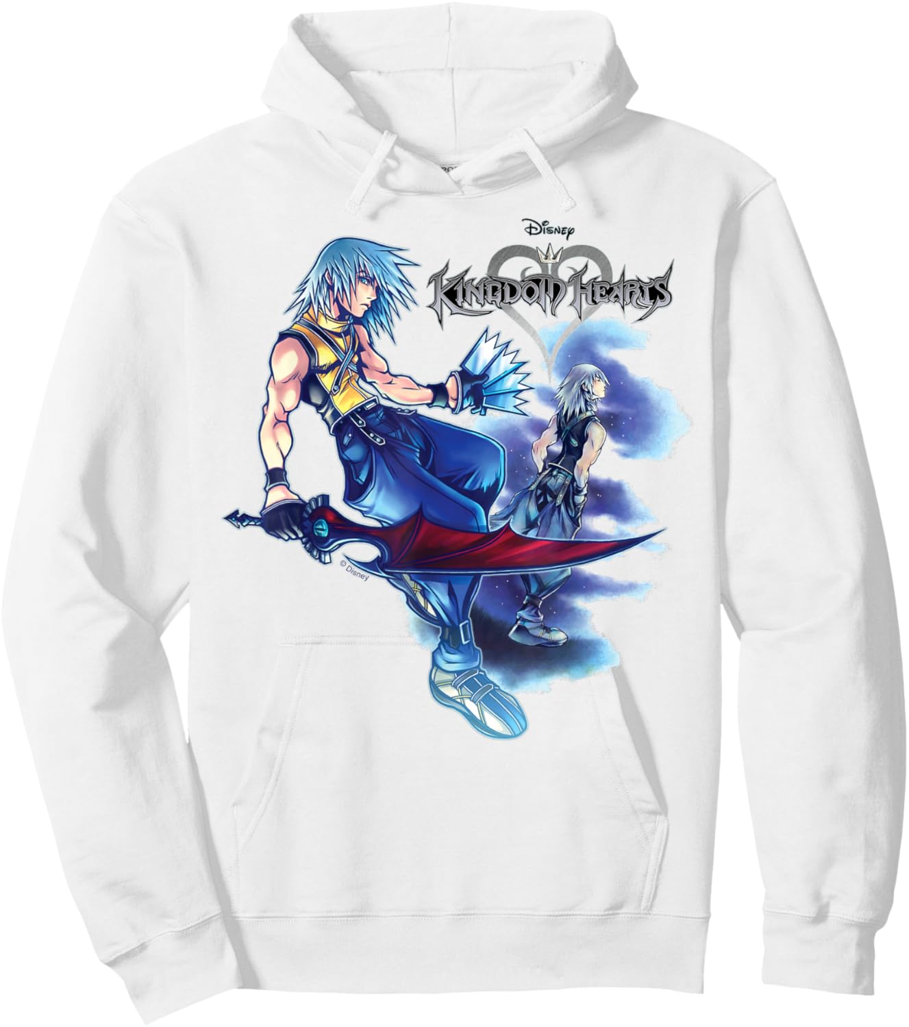 Kingdom Hearts - Riku Character White Hoodie - Hoodie | White