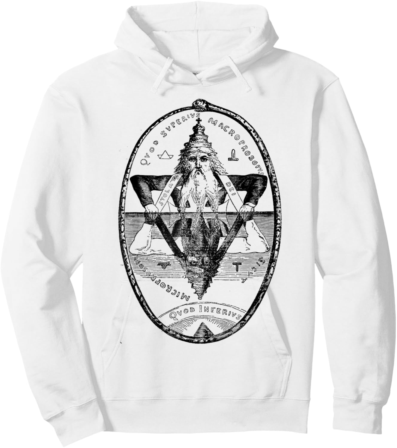 Hermeticism Trismegistus as Above so Below Hermetic Hoodie - Hoodie | White