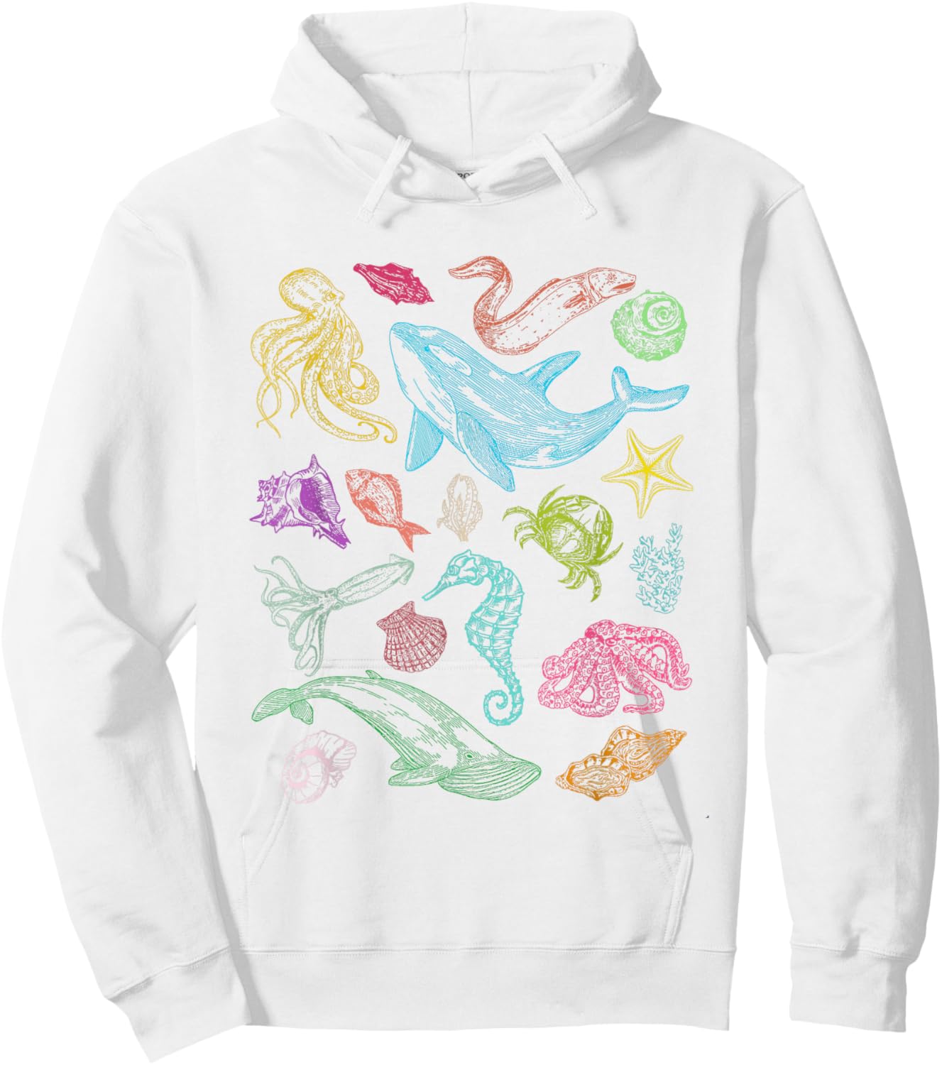 Sea Animal Ocean Nature Sealife Whale Protect The Oceans Hoodie - Hoodie | White