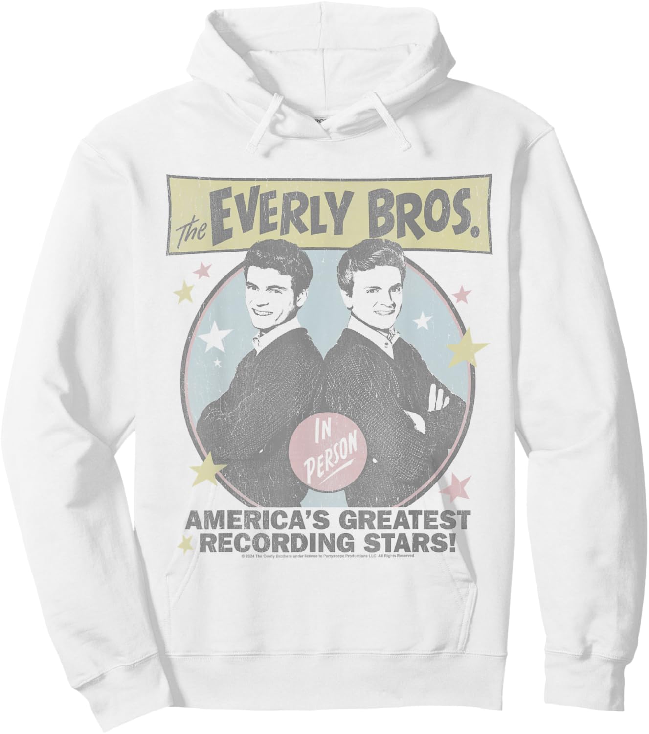 The Everly Brothers In Person Hoodie - Hoodie | White