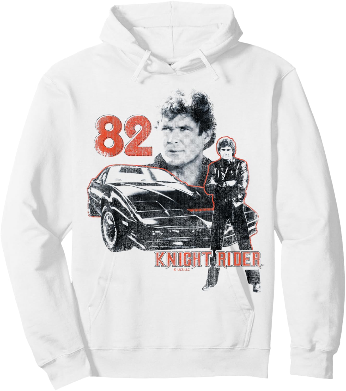 Knight Rider 82 Ikonisches Retro-Design Hoodie - Hoodie | White