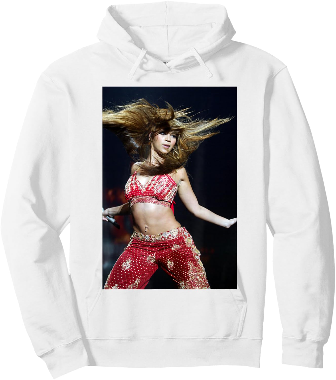 Beyonce Knowles Dangerously in Love Tour Solo 2003 Hoodie - Hoodie | White