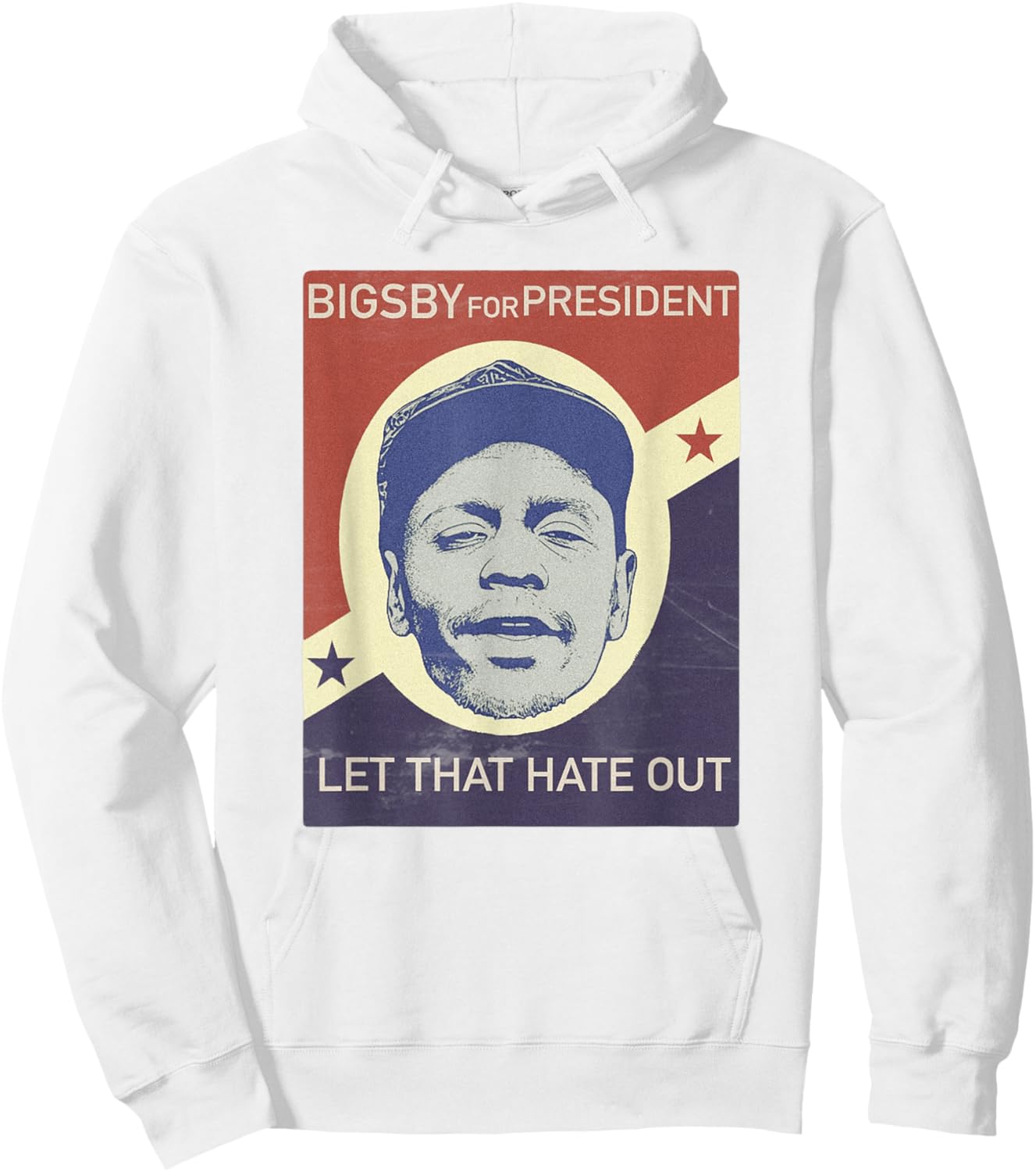 Clayton President Stand up Comic Show Funny Parody Hoodie - Hoodie | White