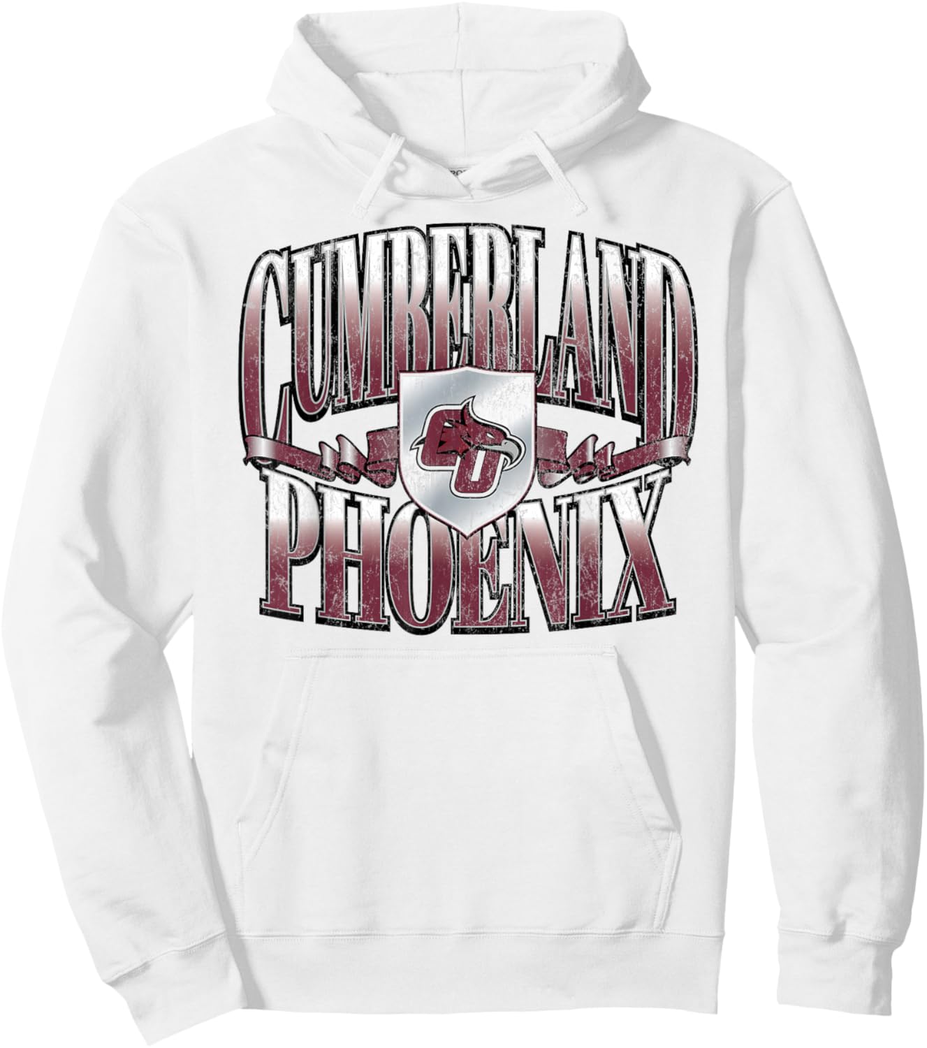 Cumberland Phoenix Retro Class White Officially Licensed Hoodie - Hoodie | White