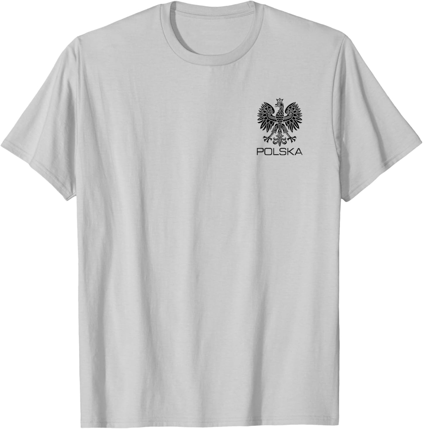 Polska Poland Eagle Symbol Flag Polish Coat of Arms Emblem T-Shirt - T-Shirt | Ash