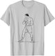 Boxer Drawing Pugilism Knockout T-Shirt - T-Shirt | Ash