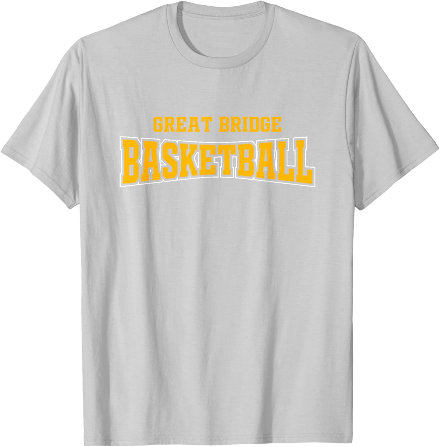 Great Bridge High School Basketball Warp HS T-Shirt - T-Shirt | Ash