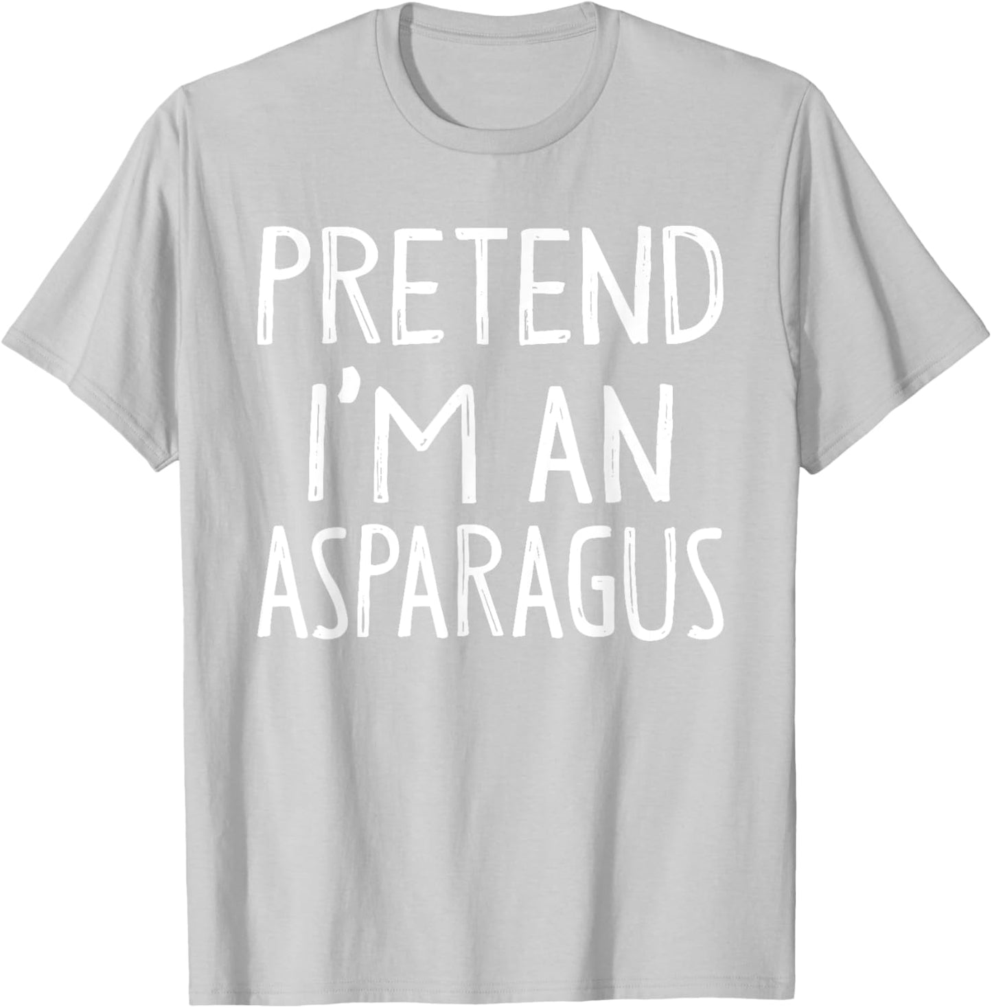 Pretend I'm An Asparagus Matching Costume Easy Halloween T-Shirt - T-Shirt | Ash