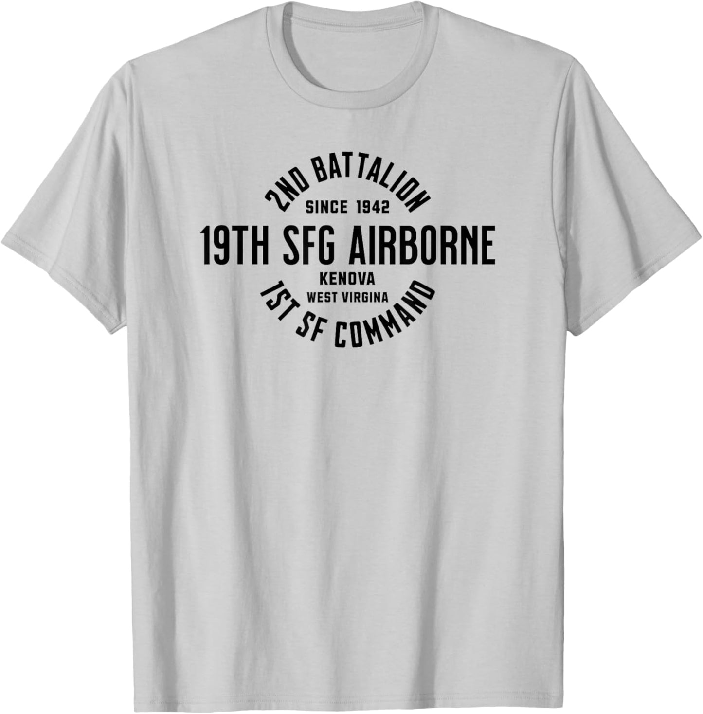 2nd Battalion 19th Special Forces Group 1st SFC Military Vet T-Shirt - T-Shirt | Ash