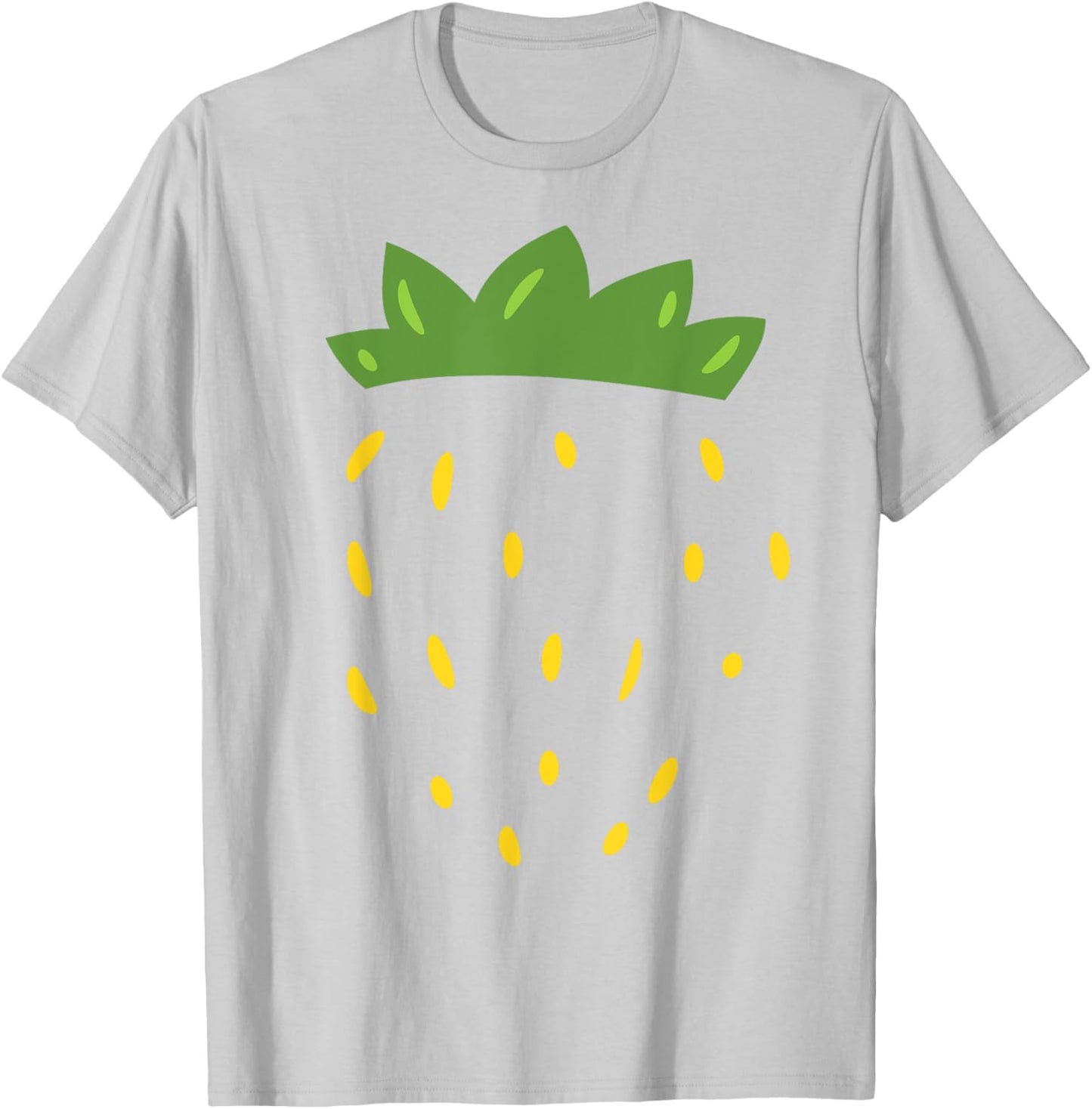 Lazy Strawberry Costume Strawberry Disguise Funny Strawberry T-Shirt - T-Shirt | Ash