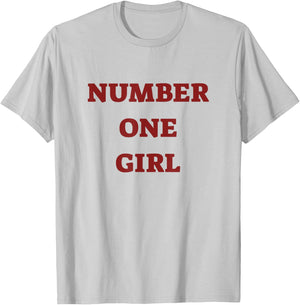 Number One Girl T-Shirt - T-Shirt | Ash