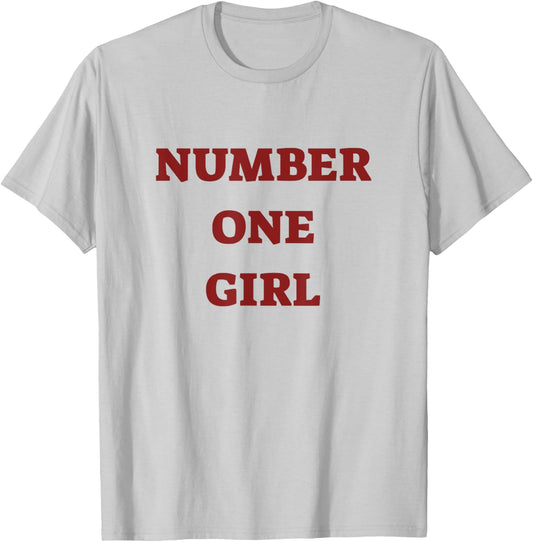 Number One Girl T-Shirt - T-Shirt | Ash