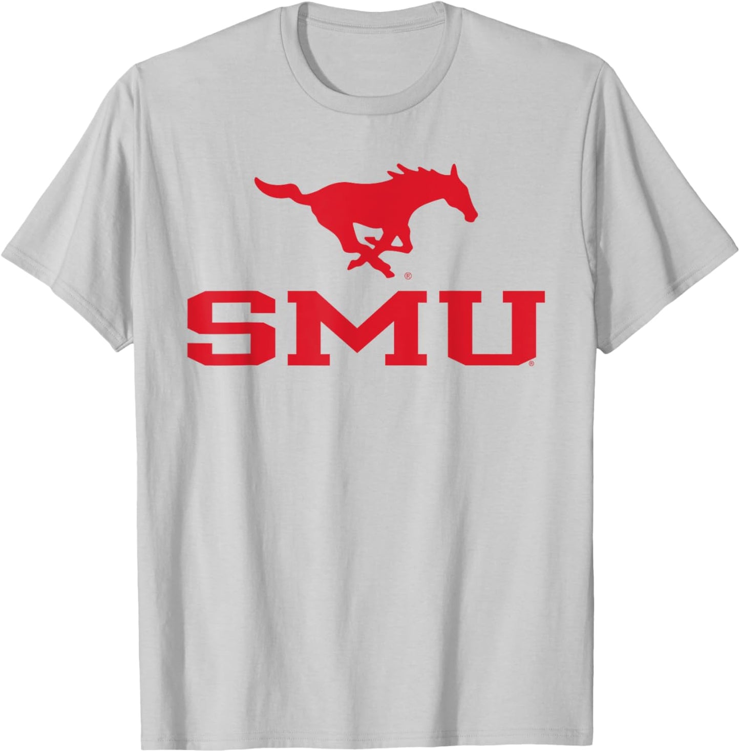 SMU Mustangs Sportsmanship White Officially Licensed T-Shirt - T-Shirt | Ash