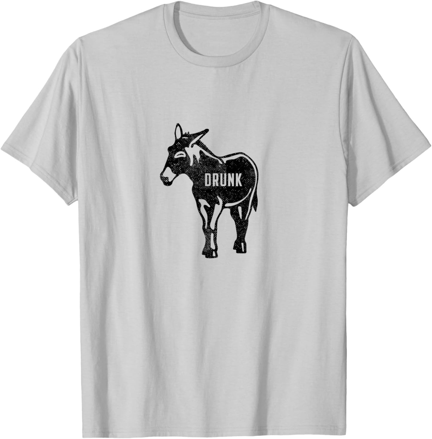 Drunk Ass - Funny T-Shirt - T-Shirt | Ash