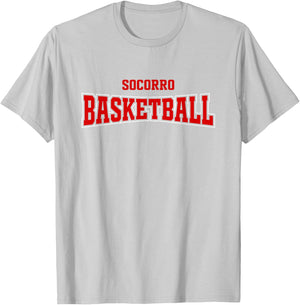 Socorro High School Basketball Warp HS T-Shirt - T-Shirt | Ash