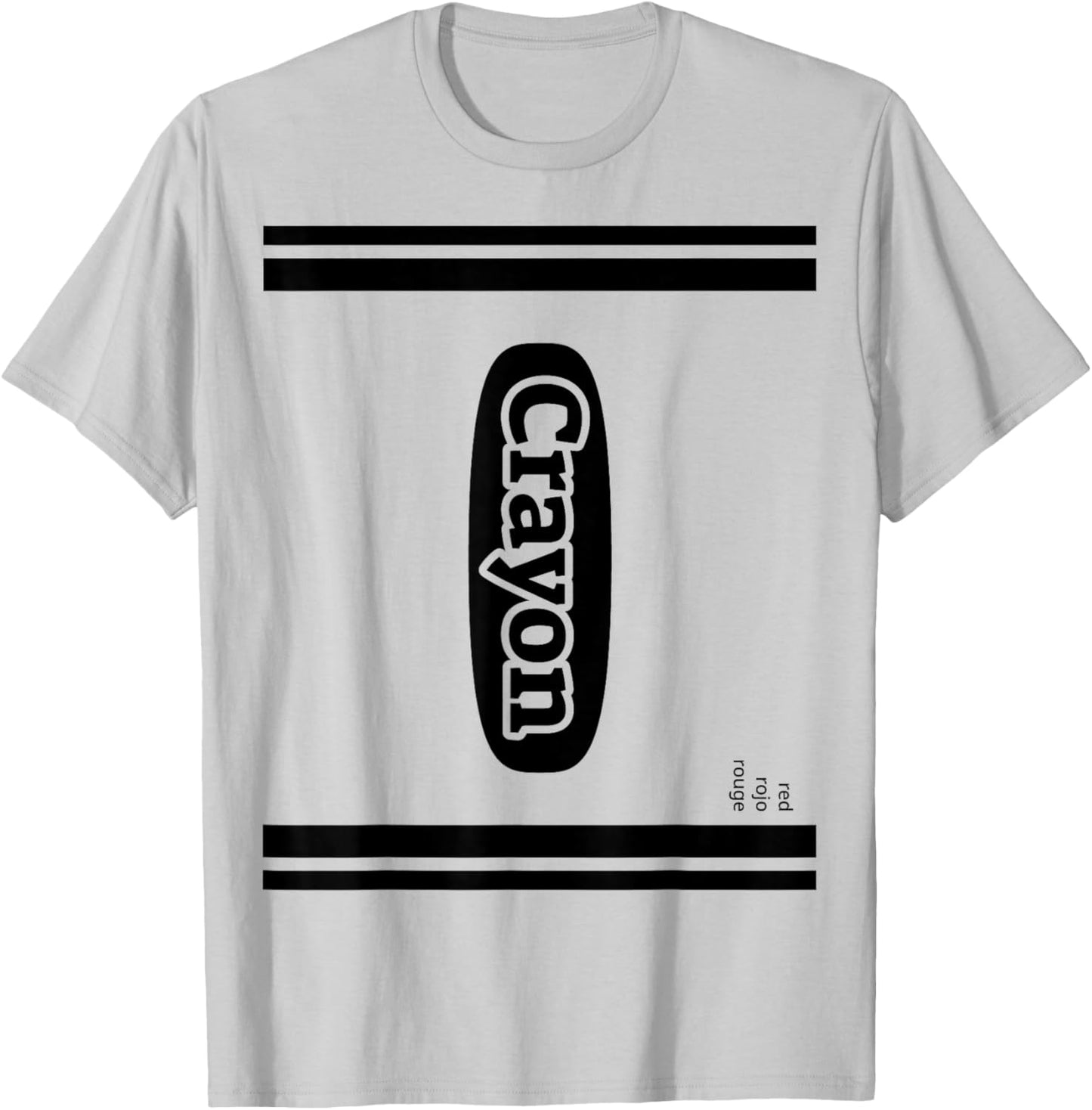 Crayon Red Group Costume T-Shirt - T-Shirt | Ash