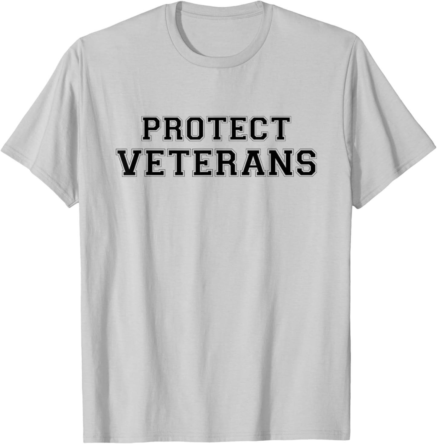 Support the VA and Protect Veterans T-Shirt - T-Shirt | Ash