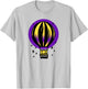 Intersex Pride Hot Air Balloon LGBT Intersex Flag Outdoor T-Shirt - T-Shirt | Ash