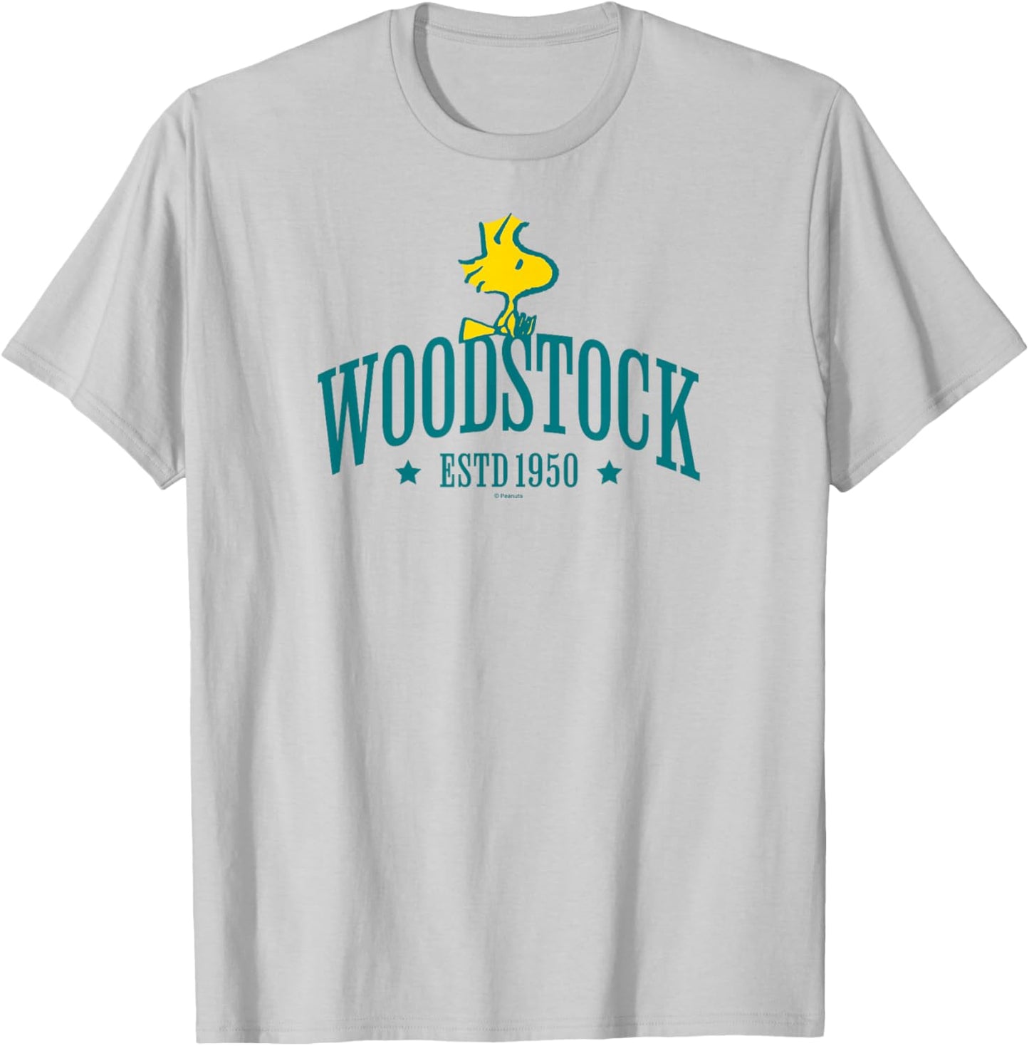 Peanuts - Woodstock Collegiate T-Shirt - T-Shirt | Ash