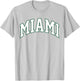 Retro Miami Men Miami Women Vintage Classic Orange Green FL T-Shirt - T-Shirt | Ash