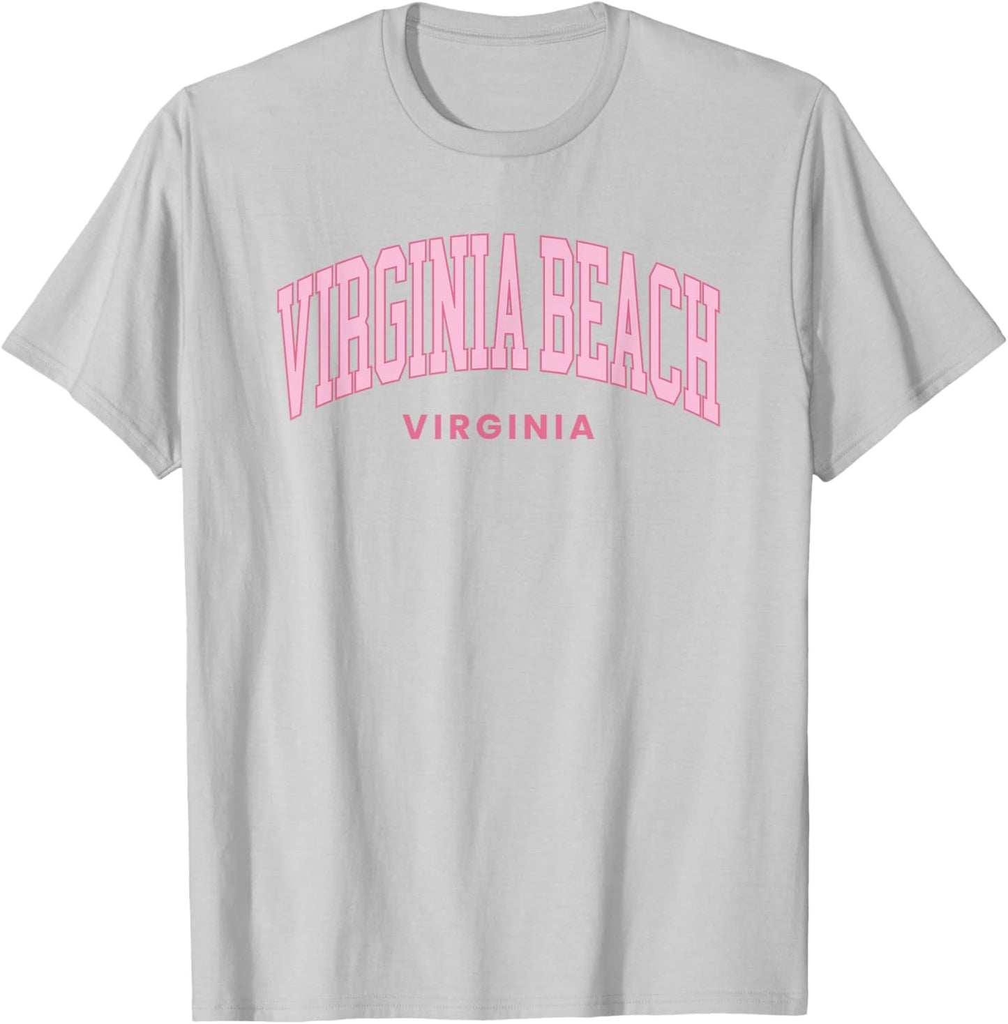 Virginia Beach Virginia Retro Preppy Throwback Girls T-Shirt - T-Shirt | Ash