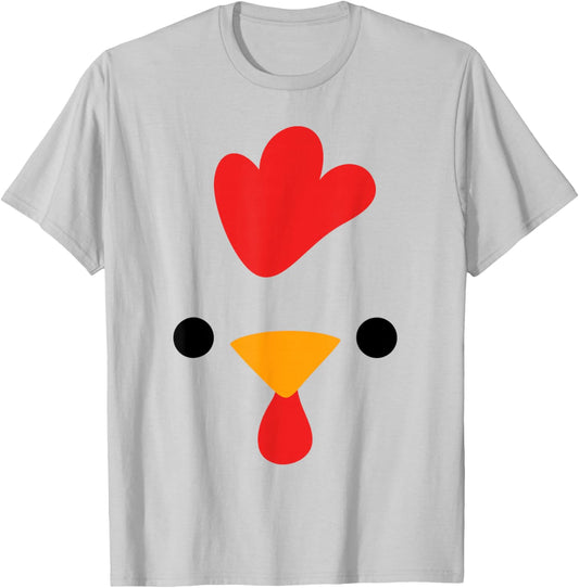 Chicken Halloween Costume Shirt Funny Adults Kids T-Shirt - T-Shirt | Ash