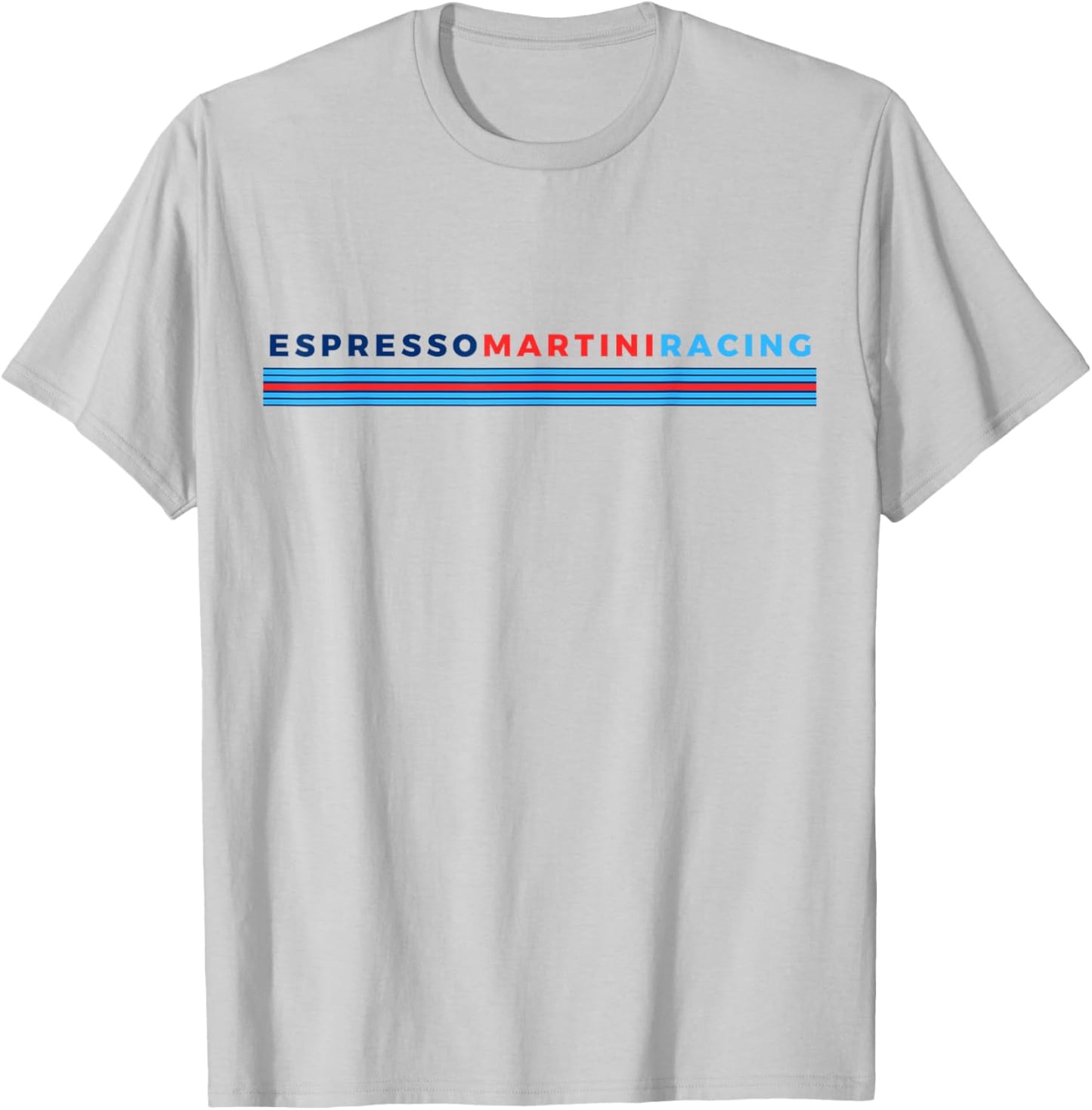 Espresso Martini Racing Coffee Cocktail Cafe Drink Bar Team T-Shirt - T-Shirt | Ash