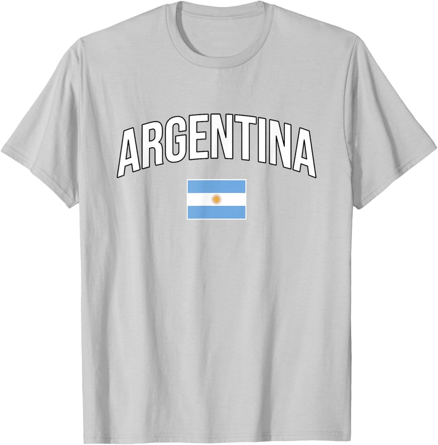 Argentina - Flag of Argentina - Throwback Design - Classic T-Shirt - T-Shirt | Ash