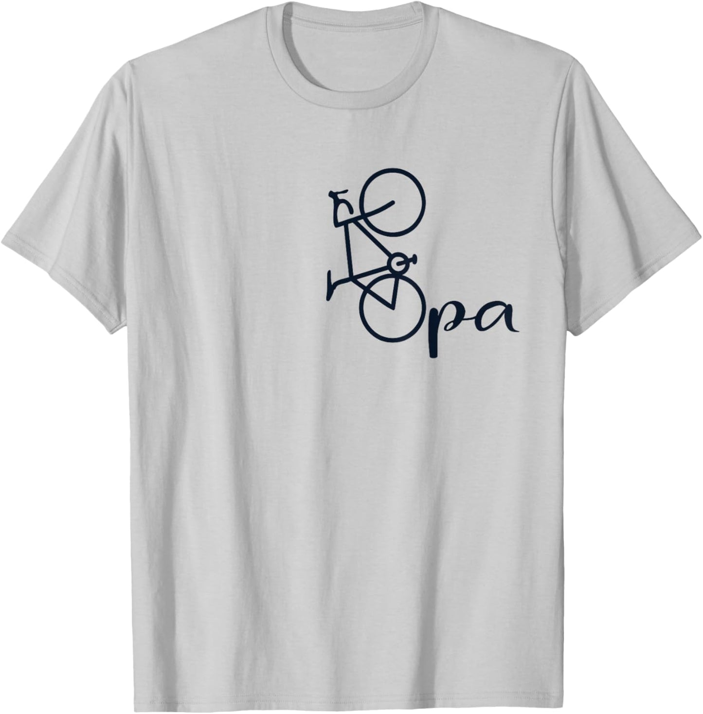 Großpapa Fahrrad Fahren - Radeln Radsportler Opa T-Shirt - T-Shirt | Ash