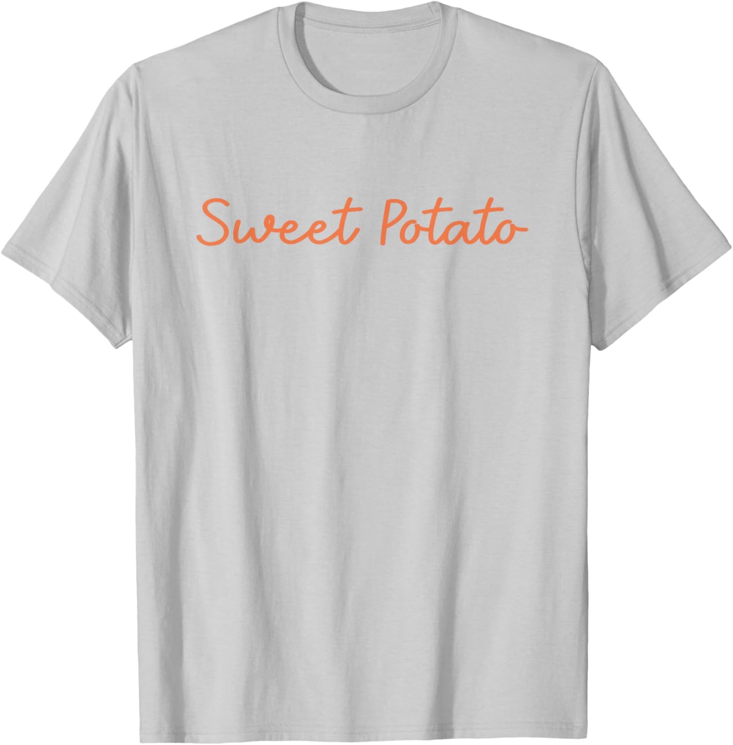 Sweet Potato and Kind of Rude Potato Funny Quote T-Shirt - T-Shirt | Ash