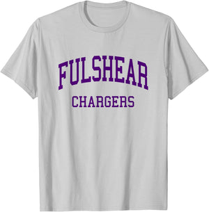 Fulshear High School HS Fulshear TX Retro T-Shirt - T-Shirt | Ash