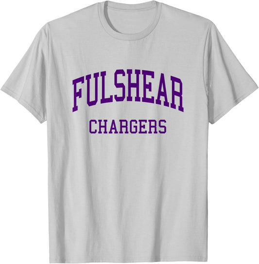 Fulshear High School HS Fulshear TX Retro T-Shirt - T-Shirt | Ash