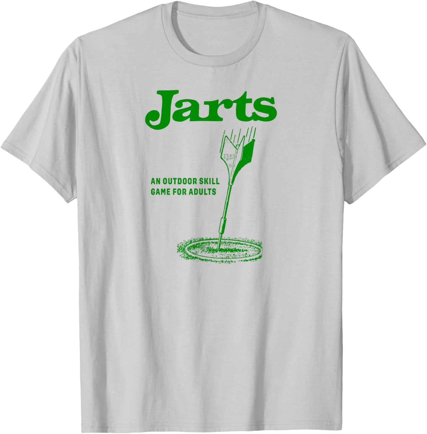 Lawn Darts Jarts Funny 80s Men's & Women's T-Shirt - T-Shirt | Ash