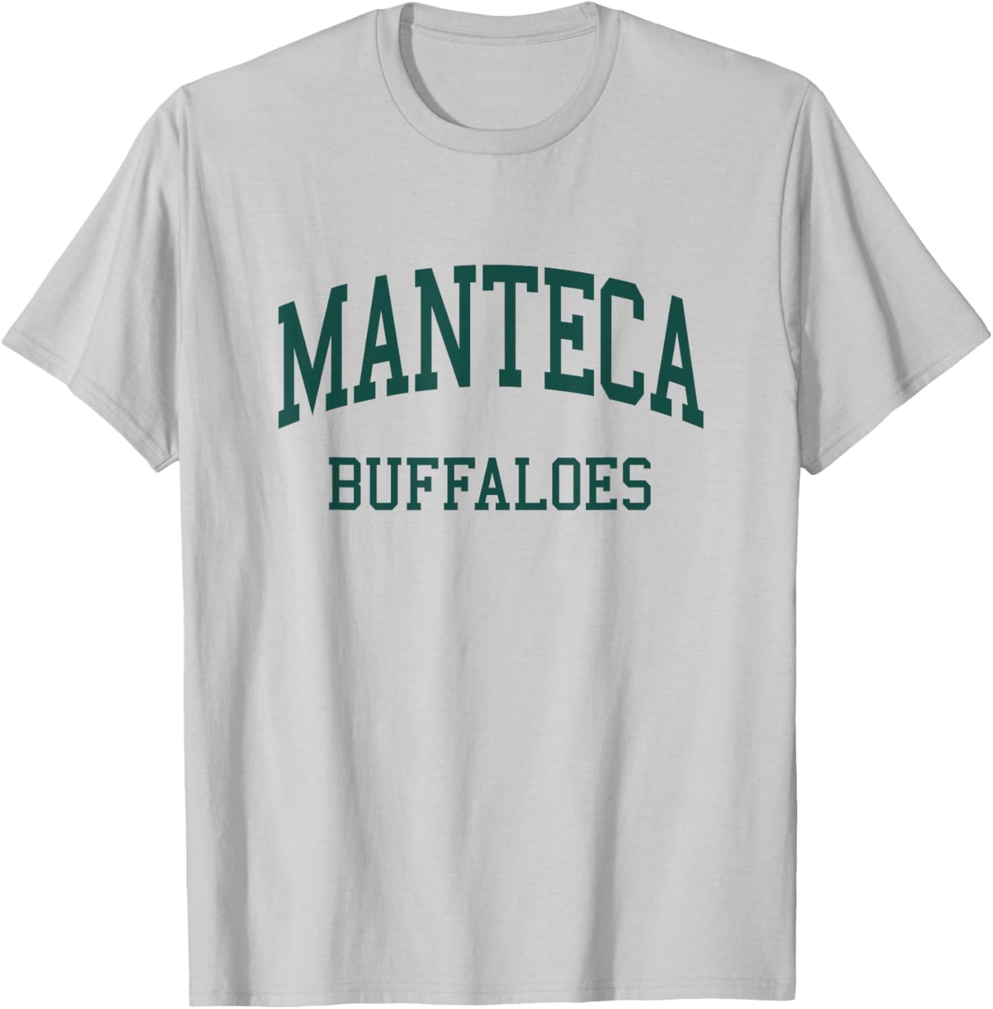 Manteca High School HS Manteca CA Retro T-Shirt - T-Shirt | Ash