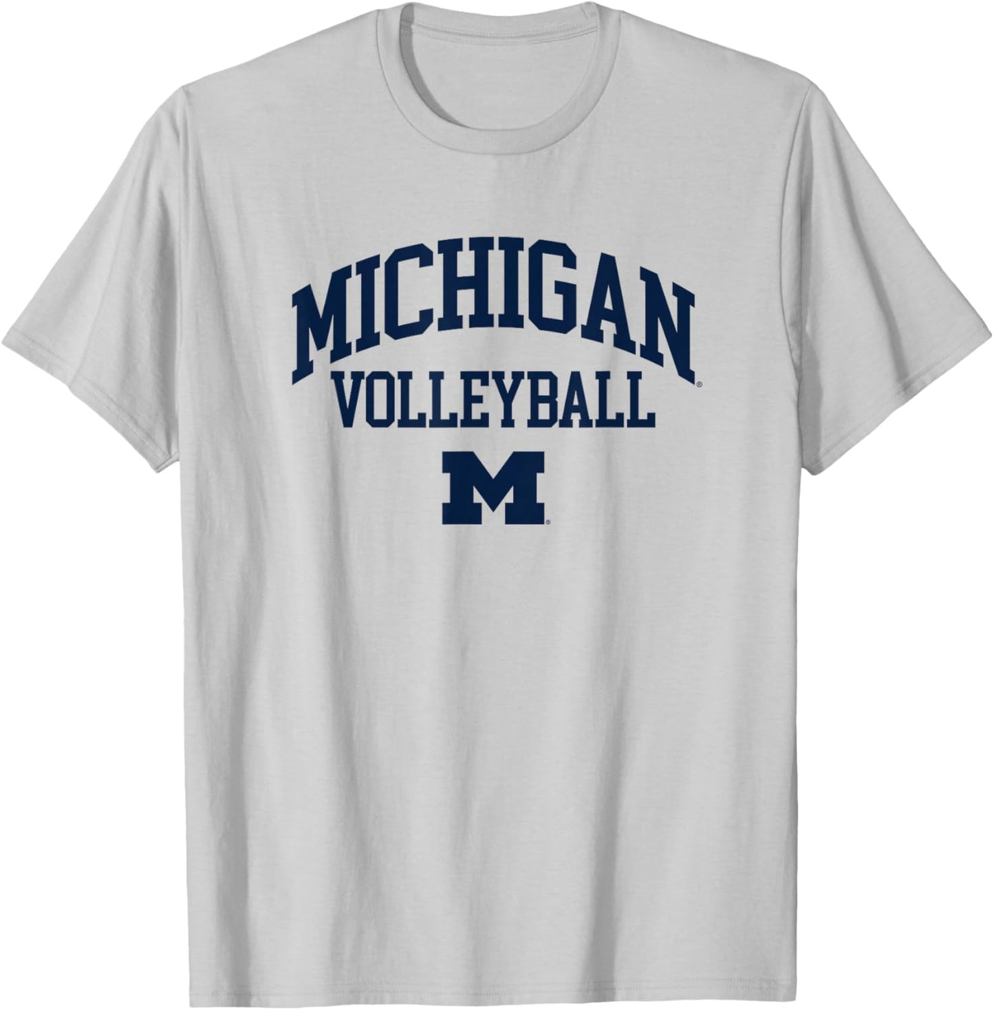 University of Michigan Wolverines Volleyball T-Shirt - T-Shirt | Ash