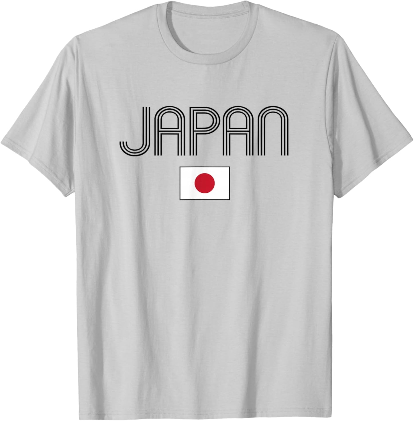 Vintage Japan Flag Souvenir Japanese Flag T-Shirt - T-Shirt | Ash