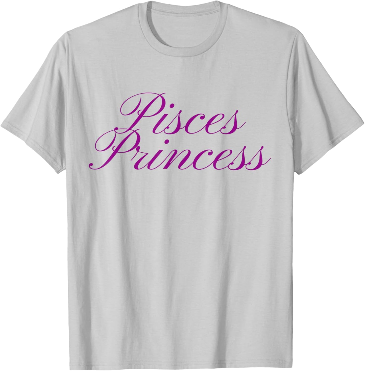 Pisces Princess T-Shirt - T-Shirt | Ash