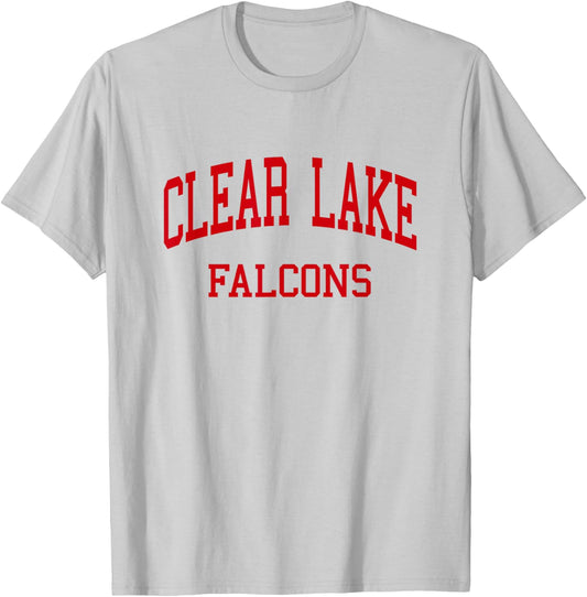 Clear Lake High School HS Houston TX Retro T-Shirt - T-Shirt | Ash