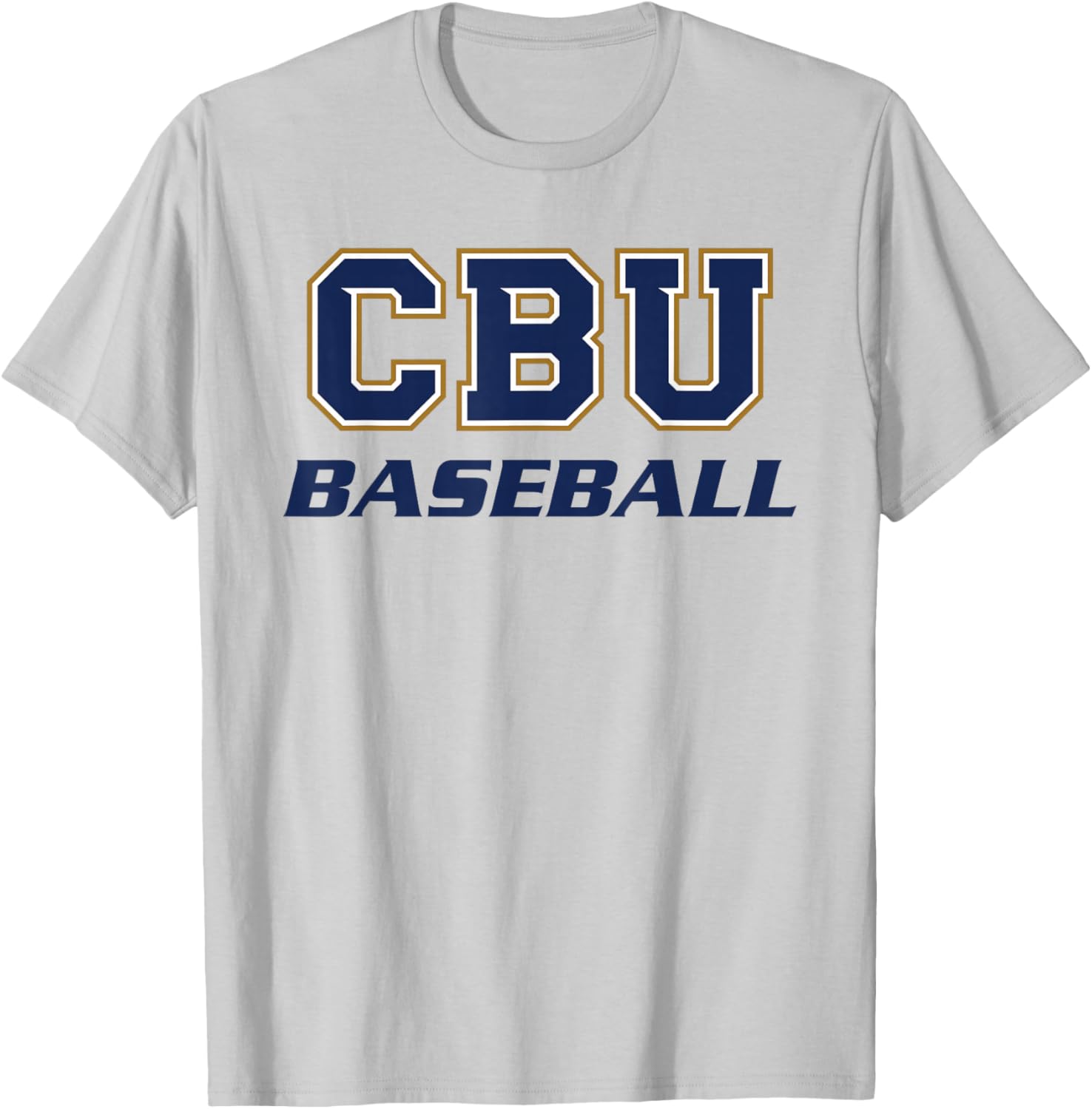 Cal Baptist University CBU Baseball Apparel Sports T-Shirt - T-Shirt | Ash