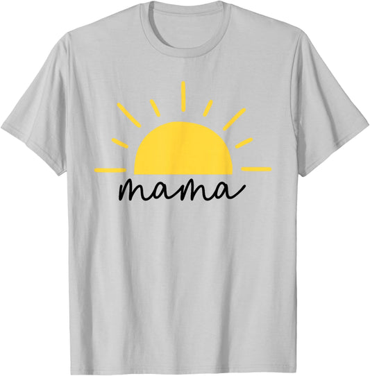 Mama of the 1st Birthday First Trip Around the Sun Space T-Shirt - T-Shirt | Ash