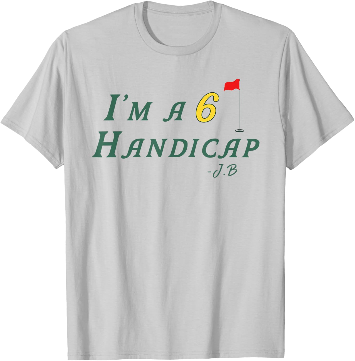 I'm A 6 Handicap Golf Vintage Biden Debate T-Shirt - T-Shirt | Ash