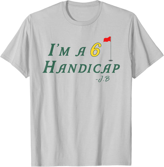 I'm A 6 Handicap Golf Vintage Biden Debate T-Shirt - T-Shirt | Ash